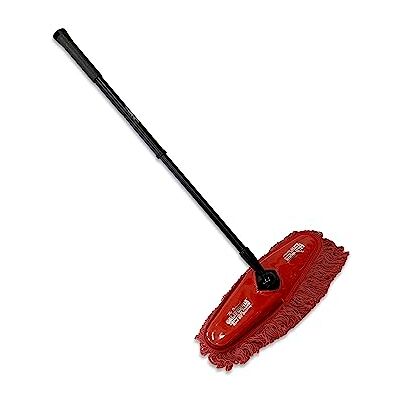 Carlifornia Car Duster California Car Duster Universal Home and RV Extension Duster Cabezal de fregona roscado con Mango de extensión de Metal Carlifornia Car Duster California Car Duster Universal Home and RV Extension Duster Cabezal de fregona roscado con Mango de extensión de Metal