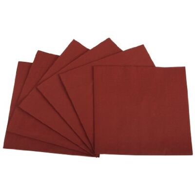 Funny – Servilletas (40 x 40 cm, 3 capas, pliegue 1/4, 4 paquetes, 250 unidades), color burdeos. Funny – Servilletas (40 x 40 cm, 3 capas, pliegue 1/4, 4 paquetes, 250 unidades), color burdeos.