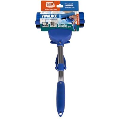 La Briantina Herramienta limpiacristales Vivaluce – Limpieza de cristales y ventanas con esponja de PVA y escurridor manual, longitud 41 cm – Ancho 20 cm, color azul La Briantina Herramienta limpiacristales Vivaluce – Limpieza de cristales y ventanas con esponja de PVA y escurridor manual, longitud 41 cm – Ancho 20 cm, color azul