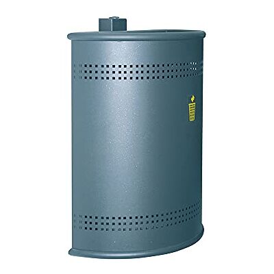 OFITURIA ® Papelera para Exterior Metálica Capacidad 44 litros Color Oxidón Perforada Anclaje a Pared Mecanismo Descarga Abatible OFITURIA ® Papelera para Exterior Metálica Capacidad 44 litros Color Oxidón Perforada Anclaje a Pared Mecanismo Descarga Abatible