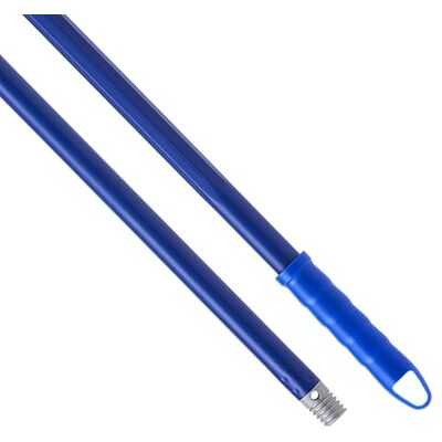 Maya Palo de Escoba y Fregona ALUPRO de 140 cm en Acero con Recubrimiento Anticorrosión, Mango con Anclaje para Mopa, Repuesto de Rosca Universal, Maneta para Colgar (Azul) Maya Palo de Escoba y Fregona ALUPRO de 140 cm en Acero con Recubrimiento Anticorrosión, Mango con Anclaje para Mopa, Repuesto de Rosca Universal, Maneta para Colgar (Azul)