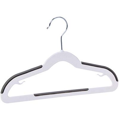 Amazon Basics Perchas de plástico para niños, juego de, Blanco, 30 Unidad, Paquete de 1, 32.5 x 20.3 x 0.5 cm Amazon Basics Perchas de plástico para niños, juego de, Blanco, 30 Unidad, Paquete de 1, 32.5 x 20.3 x 0.5 cm
