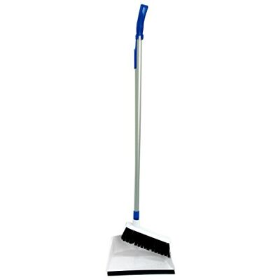 MSV Juego de recogedor y Escoba Vertical plástico Verde o Azul MSV Juego de recogedor y Escoba Vertical plástico Verde o Azul