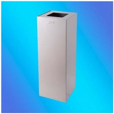 Jofel , Papelera Rectangular con Amplia Boca Superior, Capacidad 40 Lts y Fácil Sustitución de la Bolsa, Papelera Rectangular sin Tapa, Para Exteriores, Grandes Superficies, Acero Inox Jofel , Papelera Rectangular con Amplia Boca Superior, Capacidad 40 Lts y Fácil Sustitución de la Bolsa, Papelera Rectangular sin Tapa, Para Exteriores, Grandes Superficies, Acero Inox