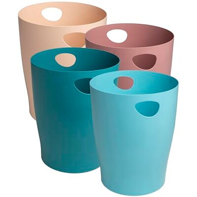 Exacompta Ref. 453606D – Cartón de 8 cestas de papel con asas ECOBIN Skandi – Gran capacidad 15 litros – Dimensiones 26,3 x 26,3 x 33,5 cm – para oficina o casa – Surtidos Exacompta Ref. 453606D – Cartón de 8 cestas de papel con asas ECOBIN Skandi – Gran capacidad 15 litros – Dimensiones 26,3 x 26,3 x 33,5 cm – para oficina o casa – Surtidos