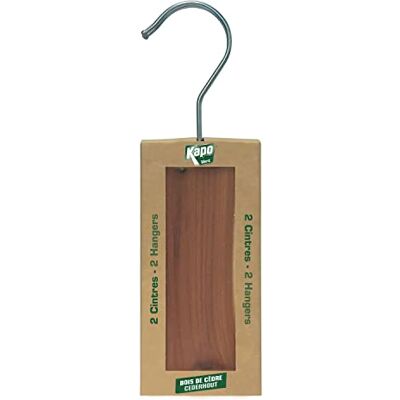 K.PRO Perchas de Madera de Cedro (2 Unidades) K.PRO Perchas de Madera de Cedro (2 Unidades)