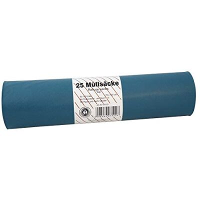 quickpack Unbekannt Bolsa de Basura, Polietileno LDPE Hecho de 80% Material Reciclado, Azul, 70 x 110 cm, 25 quickpack Unbekannt Bolsa de Basura, Polietileno LDPE Hecho de 80% Material Reciclado, Azul, 70 x 110 cm, 25