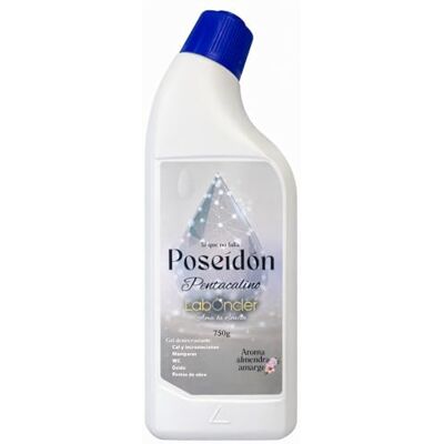 laboncler POSEIDON Pentacalino Gel Desincrustante Antical para WC y Sanitarios, Restos de Obra, Marcas de Quemado, Aroma Almendra, 750g laboncler POSEIDON Pentacalino Gel Desincrustante Antical para WC y Sanitarios, Restos de Obra, Marcas de Quemado, Aroma Almendra, 750g