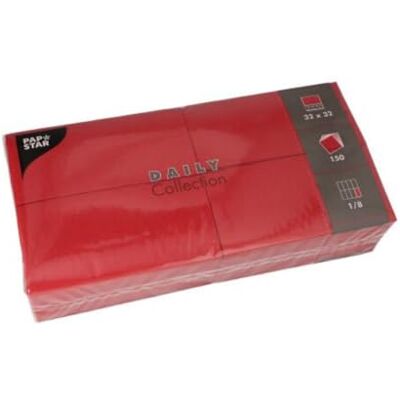 Servilletas Papstar Bistrot Bordeaux - 320x320mm, 3 Capas, Pack de 2 Servilletas Papstar Bistrot Bordeaux - 320x320mm, 3 Capas, Pack de 2