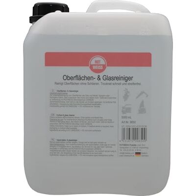ROTWEISS ROT WEISS Limpiador de Superficies y vidrios 5 L ROTWEISS ROT WEISS Limpiador de Superficies y vidrios 5 L