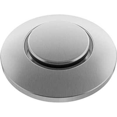 Blanco Tapa de interruptor de aire en acero PVD compatible con los FWD Lite, Medium y Max de complemento de color a la trituradora de residuos de cocina Blanco Tapa de interruptor de aire en acero PVD compatible con los FWD Lite, Medium y Max de complemento de color a la trituradora de residuos de cocina