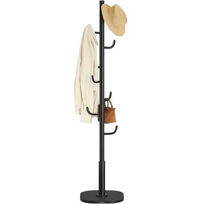 SONGMICS Perchero en Forma de Cactus, Perchero, 8 Ganchos con Extremos hacia Arriba, 175,3 cm de Altura, para Ropa, Sombreros, Bolsos, Negro Tinta RCR039BH01 SONGMICS Perchero en Forma de Cactus, Perchero, 8 Ganchos con Extremos hacia Arriba, 175,3 cm de Altura, para Ropa, Sombreros, Bolsos, Negro Tinta RCR039BH01