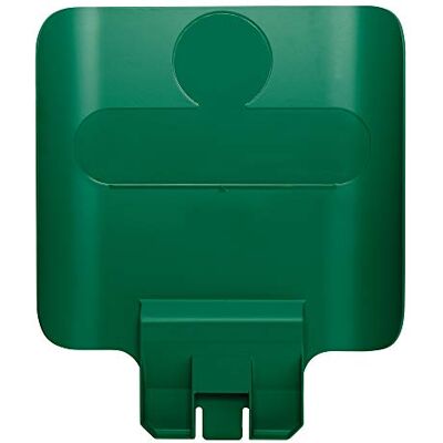Rubbermaid Commercial Products Estación de reciclaje Slim Jim Cartelera Verde Rubbermaid Commercial Products Estación de reciclaje Slim Jim Cartelera Verde