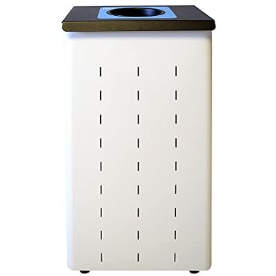 OFITURIA ® Papelera para Reciclaje Selectivo con Cubo Interior Cincado Metálica Capacidad 87 litros Color Gris OFITURIA ® Papelera para Reciclaje Selectivo con Cubo Interior Cincado Metálica Capacidad 87 litros Color Gris
