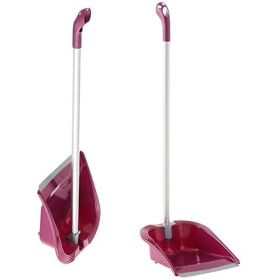 Maya Recogedor Plegable de Basura Atomic con Labio de Goma y Palo para Limpieza del Hogar Dimensiones 28x25x92 cm Diseño para Espacios Pequeños y Sistema de Cierre Reforzado (Burdeos) Maya Recogedor Plegable de Basura Atomic con Labio de Goma y Palo para Limpieza del Hogar Dimensiones 28x25x92 cm Diseño para Espacios Pequeños y Sistema de Cierre Reforzado (Burdeos)
