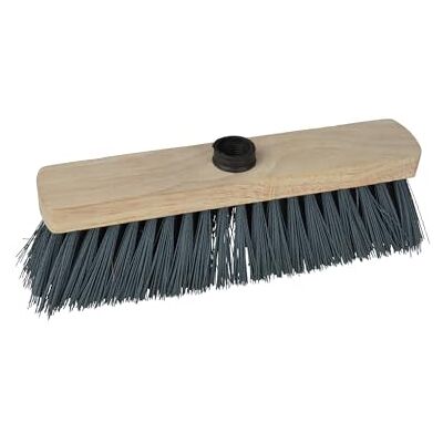 Homéa Homea, Cabeza de Escoba Suelos Duros de Madera y Fibras Nylon 30 cm Uso Exterior, Natural Homéa Homea, Cabeza de Escoba Suelos Duros de Madera y Fibras Nylon 30 cm Uso Exterior, Natural
