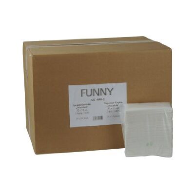Funny Novafold Servilletas dispensadoras (2 capas, 32 x 33 cm, 1 paquete de 1 x 3000), color blanco Funny Novafold Servilletas dispensadoras (2 capas, 32 x 33 cm, 1 paquete de 1 x 3000), color blanco