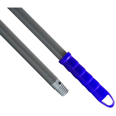 Maya Palo de Escoba y Fregona GRAFINOX de 140 cm en Acero Especial Anticorrosión, Mango para Áreas Húmedas, Anclaje para Mopa, Rosca Universal y Maneta para Colgar (Azul) Maya Palo de Escoba y Fregona GRAFINOX de 140 cm en Acero Especial Anticorrosión, Mango para Áreas Húmedas, Anclaje para Mopa, Rosca Universal y Maneta para Colgar (Azul)
