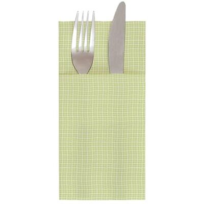 Garcia de Pou García de Pou 50 Unidades Servilletas Canguro 'Like Linen Ipanema' 70 G/M2 40X40 Cm Pistacho Spunlace Garcia de Pou García de Pou 50 Unidades Servilletas Canguro 'Like Linen Ipanema' 70 G/M2 40X40 Cm Pistacho Spunlace