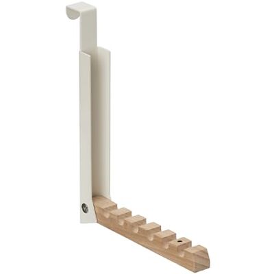 Relaxdays Colgador Plegable Puerta, Gancho con 6 Ranuras Perchas Ropa, Perchero Metal y Madera, 21 x 2,5 x 18 cm, Crema Relaxdays Colgador Plegable Puerta, Gancho con 6 Ranuras Perchas Ropa, Perchero Metal y Madera, 21 x 2,5 x 18 cm, Crema