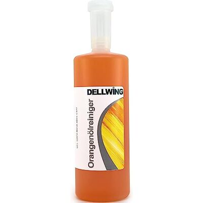 DELLWING Limpiador concentrado de aceite de naranja de 1 l con dosificador – Limpiador concentrado de naranja prémium/Limpiador universal con aroma cítrico para eliminar manchas DELLWING Limpiador concentrado de aceite de naranja de 1 l con dosificador – Limpiador concentrado de naranja prémium/Limpiador universal con aroma cítrico para eliminar manchas