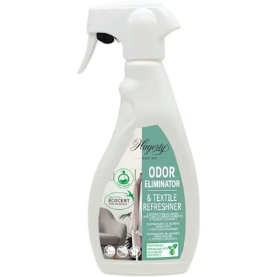 Hagerty Eliminador de Olores 500 ml I Ambientador Textil para eliminar Olores I Limpiador Enzimático & Neutralizador de Olores eficiente para Mascotas & Hogar I Eliminador de Olores de Mascotas Hagerty Eliminador de Olores 500 ml I Ambientador Textil para eliminar Olores I Limpiador Enzimático & Neutralizador de Olores eficiente para Mascotas & Hogar I Eliminador de Olores de Mascotas