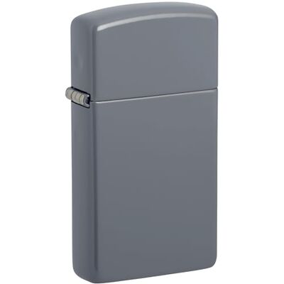 Zippo Flat Grey, Slim – Windproof Lighter, refillable, in Gift Box Zippo Flat Grey, Slim – Windproof Lighter, refillable, in Gift Box