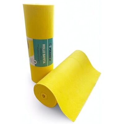 PAMEX Rollo De Paño De Microfibra 20 Unidades Precortadas Trapos Reutilizables Sin Pelusas para Hogar Cocina Coche 38 X40 Cm 8 Metros Amarillo (1) PAMEX Rollo De Paño De Microfibra 20 Unidades Precortadas Trapos Reutilizables Sin Pelusas para Hogar Cocina Coche 38 X40 Cm 8 Metros Amarillo (1)