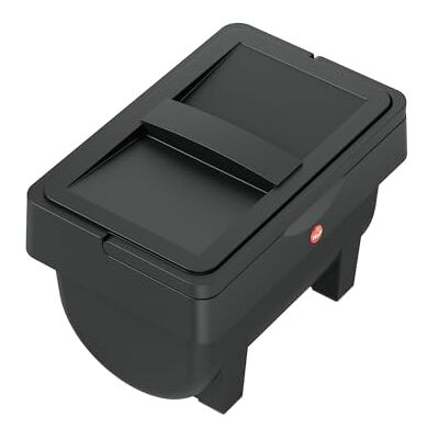 Hailo Cubo de Basura de plástico para Compost, de Öko Mini S, 4 L, Color Negro Hailo Cubo de Basura de plástico para Compost, de Öko Mini S, 4 L, Color Negro
