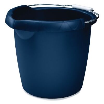 Rubbermaid Roughneck Cubo Redondo, 15 Cuartos de galón, Azul Cómodo mango de vertido, boquillas de vertido para un fácil vaciado, fianza de alambre resistente, para limpieza del hogar Rubbermaid Roughneck Cubo Redondo, 15 Cuartos de galón, Azul Cómodo mango de vertido, boquillas de vertido para un fácil vaciado, fianza de alambre resistente, para limpieza del hogar