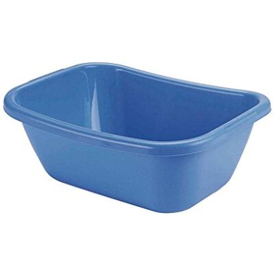 Maya Professional Tools Cuenco de lavado cuadrado (26 L), color azul Maya Professional Tools Cuenco de lavado cuadrado (26 L), color azul