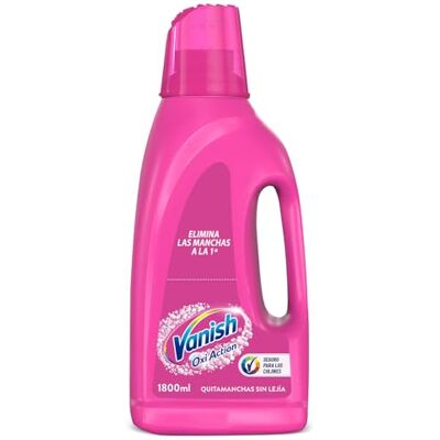 Vanish Oxi Action Quitamanchas para Ropa Blanca y de Color, en Gel, Sin Lejía 1800 ml Vanish Oxi Action Quitamanchas para Ropa Blanca y de Color, en Gel, Sin Lejía 1800 ml
