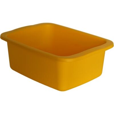 START MACHIAVELLI Cuenco rectangular de plástico de capacidad 10 l. Cubeta multiusos medidas 42 x 31 x 15,5 cm (amarillo) START MACHIAVELLI Cuenco rectangular de plástico de capacidad 10 l. Cubeta multiusos medidas 42 x 31 x 15,5 cm (amarillo)
