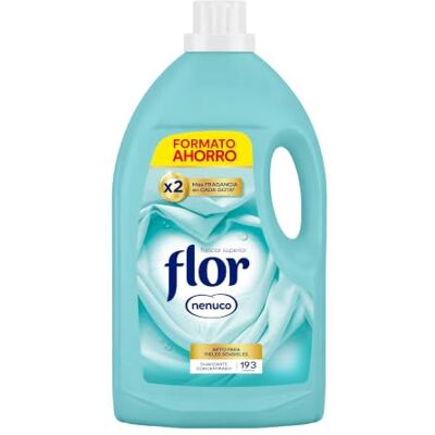 Flor Suavizante para la ropa concentrado, Fragancia Nenuco, frescor superior 193 dosis Flor Suavizante para la ropa concentrado, Fragancia Nenuco, frescor superior 193 dosis