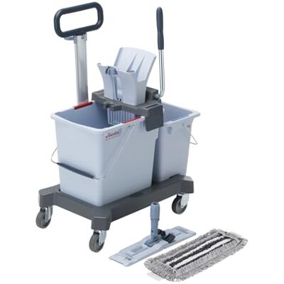 Vileda Professional Kit Doble UltraSpeed Pro Equipo de Fregado Profesional Vileda Professional Kit Doble UltraSpeed Pro Equipo de Fregado Profesional