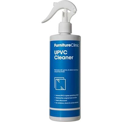 Furniture Clinic Limpiador y restaurador de UPVC de Marcos de ventanas y alféizares Limpiador para marcos y techos de metacrilato de porches acristalados Spray de 500 ml Furniture Clinic Limpiador y restaurador de UPVC de Marcos de ventanas y alféizares Limpiador para marcos y techos de metacrilato de porches acristalados Spray de 500 ml