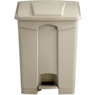 Safco Step-On Cubo de basura de plástico para interiores para el hogar y el garaje, eliminación manos libres, 17 galones, color marrón Safco Step-On Cubo de basura de plástico para interiores para el hogar y el garaje, eliminación manos libres, 17 galones, color marrón