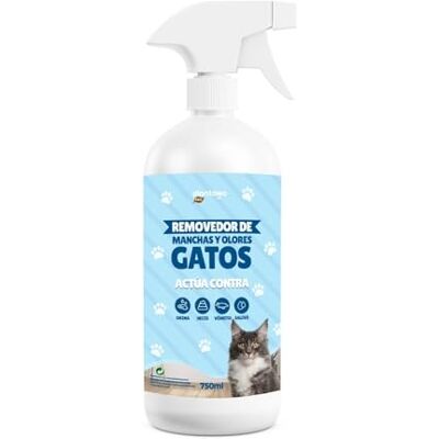 PLANTAWA Limpiador Enzimático Gatos 750ml Anti Pis Gato con Probióticos Naturales Neutralizador de Olores y Manchas de Orina, Vómito y Heces Para Muebles, Alfombras y Textiles PLANTAWA Limpiador Enzimático Gatos 750ml Anti Pis Gato con Probióticos Naturales Neutralizador de Olores y Manchas de Orina, Vómito y Heces Para Muebles, Alfombras y Textiles