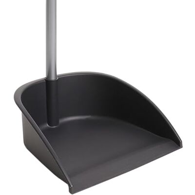 Maya Recogedor de Basura Basic en PP y Palo Metálico para Limpieza de una Pasada en Hogar y Exterior 24,5x24x85 cm Resistente y Estable con Sistema Antivuelco (Gris Oscuro) Maya Recogedor de Basura Basic en PP y Palo Metálico para Limpieza de una Pasada en Hogar y Exterior 24,5x24x85 cm Resistente y Estable con Sistema Antivuelco (Gris Oscuro)
