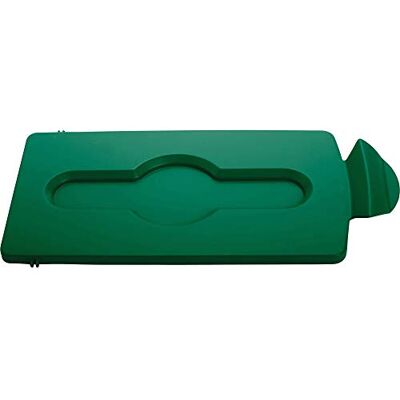 Rubbermaid Commercial Slim Jim Green Tapa cerrada Rubbermaid Commercial Slim Jim Green Tapa cerrada