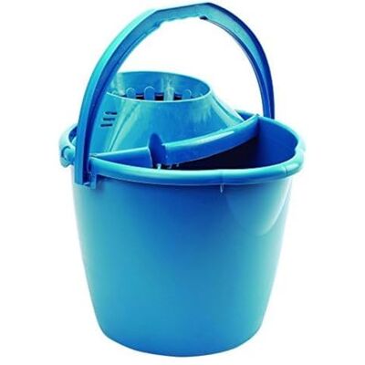Maya 009034 Cubo con Escurridor, 13 L, Azul Maya 009034 Cubo con Escurridor, 13 L, Azul