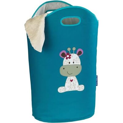 Wenko Pongotodo Kids Greta cesta para la ropa Capacidad: 24 l, Poliéster, 40 x 52 x 20 cm, Petróleo Wenko Pongotodo Kids Greta cesta para la ropa Capacidad: 24 l, Poliéster, 40 x 52 x 20 cm, Petróleo