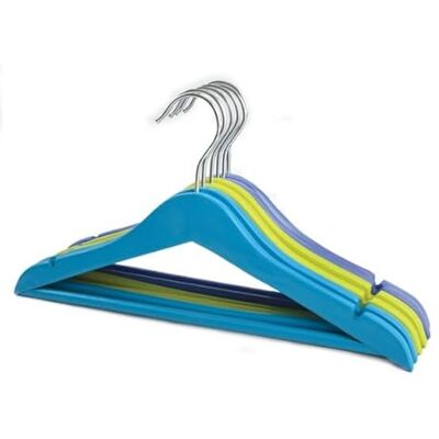 MSV Pack de 120 Perchas Infantiles de Madera Multicolor MSV Pack de 120 Perchas Infantiles de Madera Multicolor
