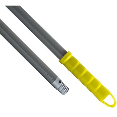Maya Palo de Escoba y Fregona GRAFINOX de 140 cm en Acero Especial Anticorrosión, Mango para Áreas Húmedas, Anclaje para Mopa, Rosca Universal y Maneta para Colgar (Amarillo) Maya Palo de Escoba y Fregona GRAFINOX de 140 cm en Acero Especial Anticorrosión, Mango para Áreas Húmedas, Anclaje para Mopa, Rosca Universal y Maneta para Colgar (Amarillo)
