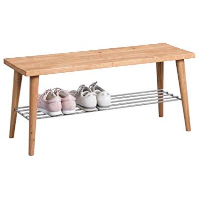 M2 Kollektion HomeTrends4You galtür – Perchero Banco, Madera Maciza, Color marrón M2 Kollektion HomeTrends4You galtür – Perchero Banco, Madera Maciza, Color marrón