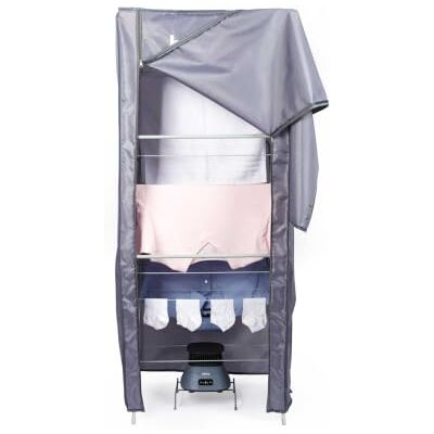 Beldray Sistema de tendedero térmico de Secado rápido de 1200 W de Funda y soporte incluidos, convierte la mayoría de tendederos de 3 niveles, unidad de calefacción temporizada con esfera Beldray Sistema de tendedero térmico de Secado rápido de 1200 W de Funda y soporte incluidos, convierte la mayoría de tendederos de 3 niveles, unidad de calefacción temporizada con esfera