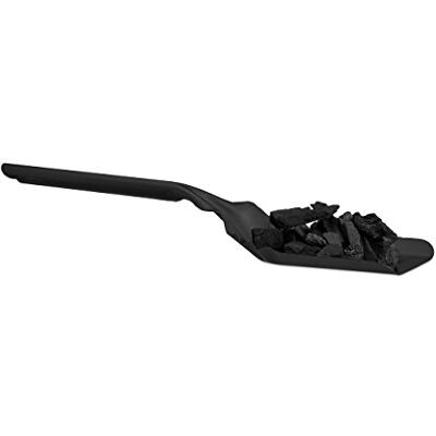 Relaxdays Recogedor de Chimenea para Cenizas, Acero, Negro, 5 x 14 x 49 cm Relaxdays Recogedor de Chimenea para Cenizas, Acero, Negro, 5 x 14 x 49 cm