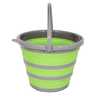 Jackson Cubo plegable de 10 litros en verde Jackson Cubo plegable de 10 litros en verde