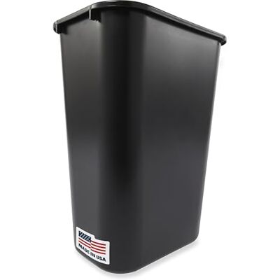 Rubbermaid Commercial Products Rubbermaid papelera Rectangular, 39 L, Negro (Pack de 12) Rubbermaid Commercial Products Rubbermaid papelera Rectangular, 39 L, Negro (Pack de 12)