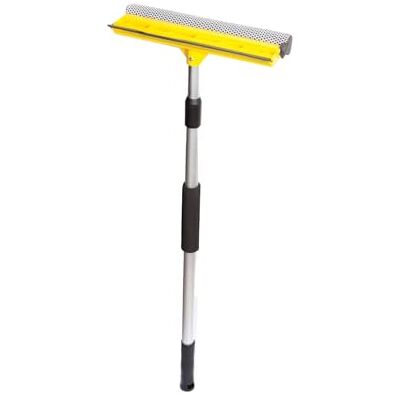 Wintem Limpiacristales telescópico 24 cm para Ventanas y Ventanas con Barra Extensible 79-120 cm, limpiacristales 2 en 1 con Esponja Absorbente, fácil de Usar, Ideal para Limpieza sin Rayas Wintem Limpiacristales telescópico 24 cm para Ventanas y Ventanas con Barra Extensible 79-120 cm, limpiacristales 2 en 1 con Esponja Absorbente, fácil de Usar, Ideal para Limpieza sin Rayas